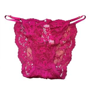 Victoria's Secret Dream Angels Mini String Bikini Burgundy
